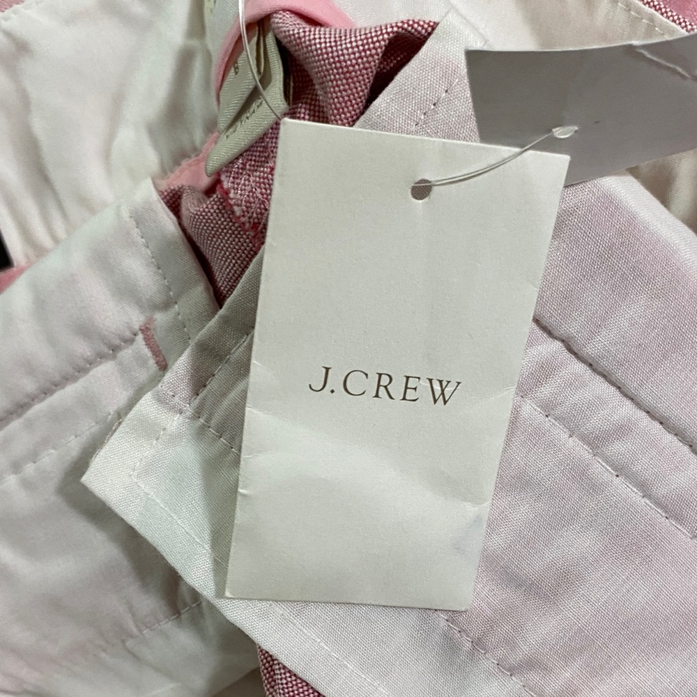 J. Crew NWT Pink Capris Skimmer Pant City Fit Size 8 - Picture 12 of 12